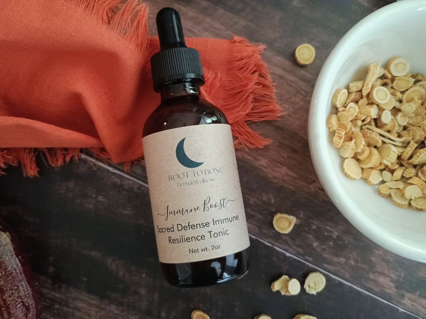 Sacred Defense- Immune Resilience Herbal Tonic with Astragalus and Reishi