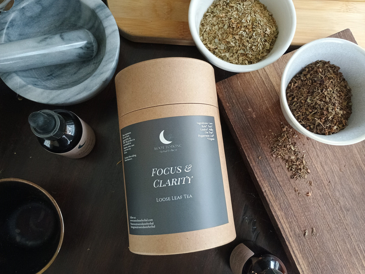 herbs to help with focus no caffeine