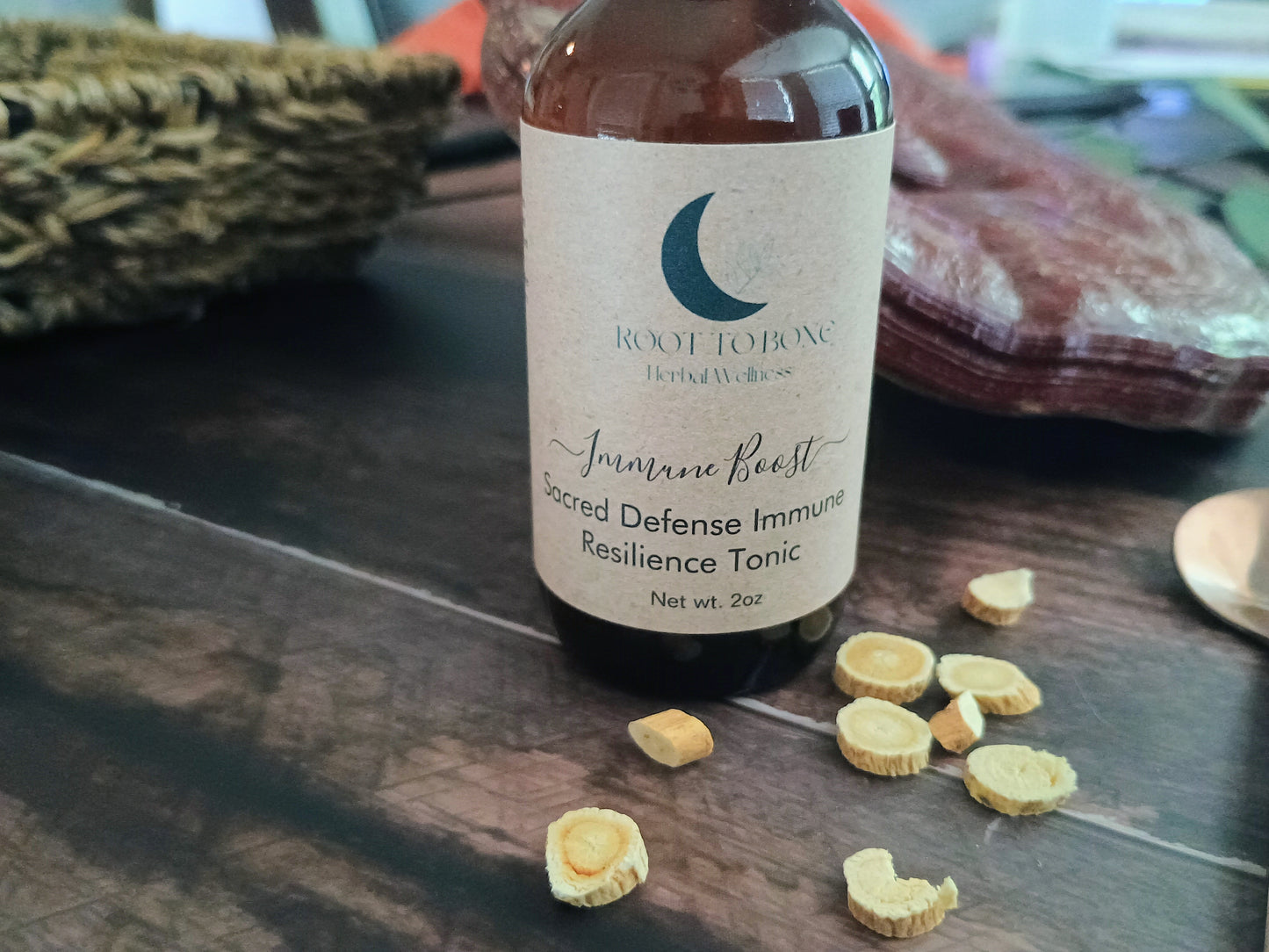 Sacred Defense- Immune Resilience Herbal Tonic with Astragalus and Reishi