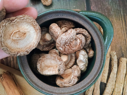 Stocking herbal mushrooms
