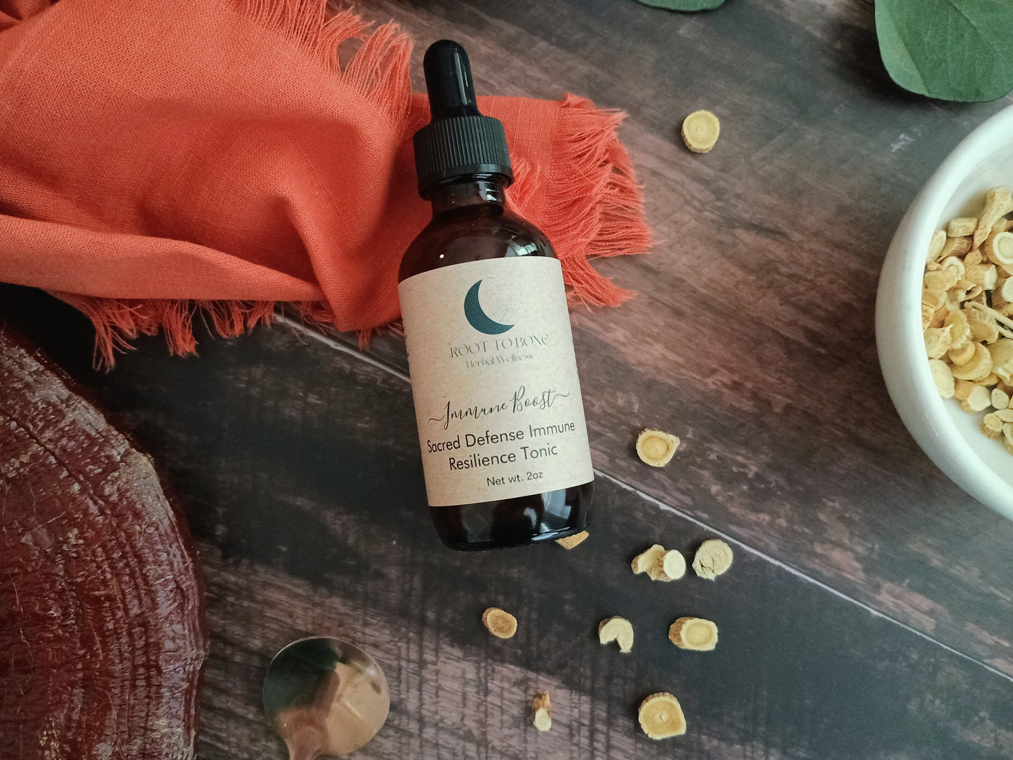 Sacred Defense- Immune Resilience Herbal Tonic with Astragalus and Reishi